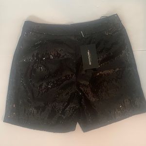 NWT Pretty Little Thing black sequin city shorts ***READ DESCRIPTION***